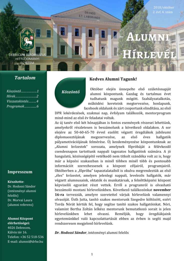 Alumni hírlevél_2018_október-1